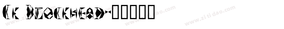 Ck Blockhead字体转换